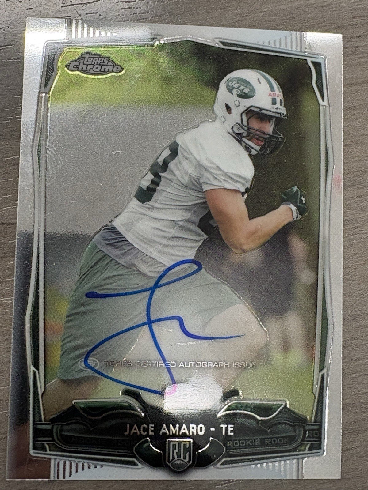Jace Amaro Topps Chrome #193 Autograph