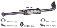 MittelschalldäMpfer Ernst 646192 FüR Hyundai FD I30