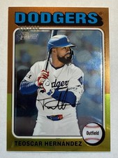 2024 Topps Heritage High Number #535 Teoscar Hernandez Refractor Parallel /699