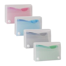 Products Wave, 3" x 5" Index Card Case, Assorted, Pack of 4 50484-2028