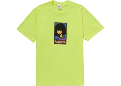 Size M - Supreme Emo Tee Fluorescent Yellow SUPREME-JH30I7AM 