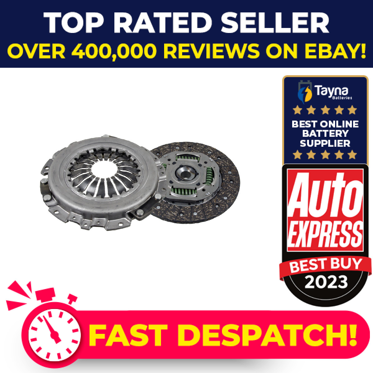 Clutch Kit 2 piece (Cover+Plate) 216mm ADR163012 Blue Print A4152500001 Quality