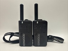 2x Kenwood PKT-23 Compact 2-Way Radio Walkie Talkie & Double USB Charging Wire#3