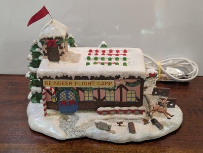 Hawthorne Village ''Coach Comet's Flight Camp'' Rudolph's Christmas Town W/ Cord