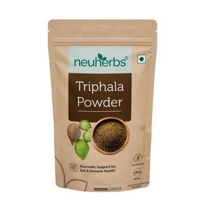 Bio Triphala Pulver - 100 GM | Unterstützt Immunsystem, Darm & Verdauung