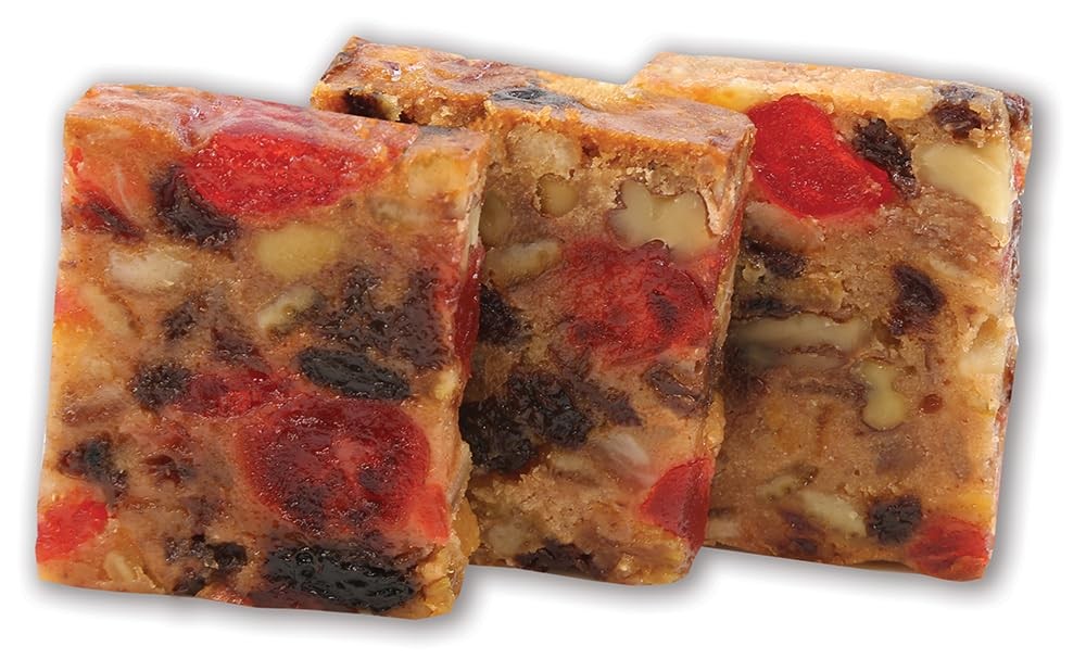 Claxton Fruit Cake - 3-1 Lb. Dark Recipe - Each Cake Packed in Claxton Gift C...