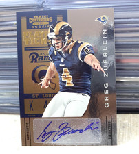 Greg Zuerlein 2012 Panini Contenders Playoff Rookie Ticket /99 AUTO RC #187