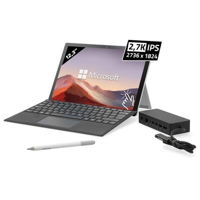 Surface Pro 7 Dock Tastatur und Stift 12,3 Zoll i7 10.Gen 16GB 250GB Win11P
