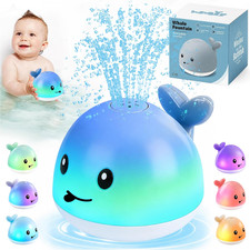 Baby Bath Toys, Light up Pool Water Bathtub Toy for Toddlers Babies