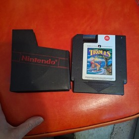Trolls On Treasure Island NES Game Cartridge By American Video Entertainment