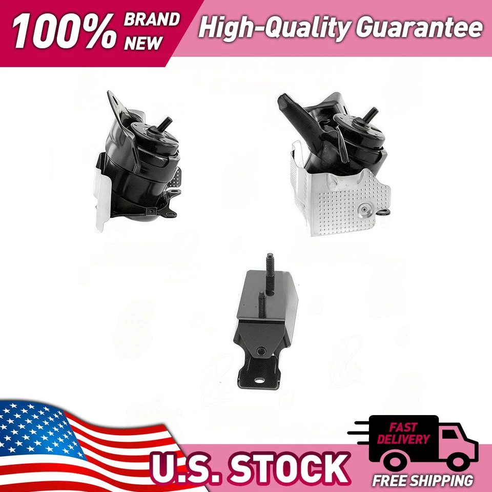 Engine Motor Mount Kit for Chevrolet Suburban 2021 2022 2023 2024 6.2L V8 - Image 4 of 4