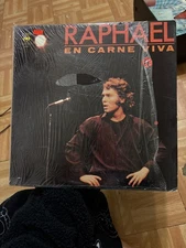 Raphael En Carne Viva Lp Vinyl 1981 Latin Pop Chanson Hispavox Venezuela