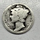 1916 MERCURY SILVER DIME ACTUAL COIN Get More Today & Save Shop Here Buy Here