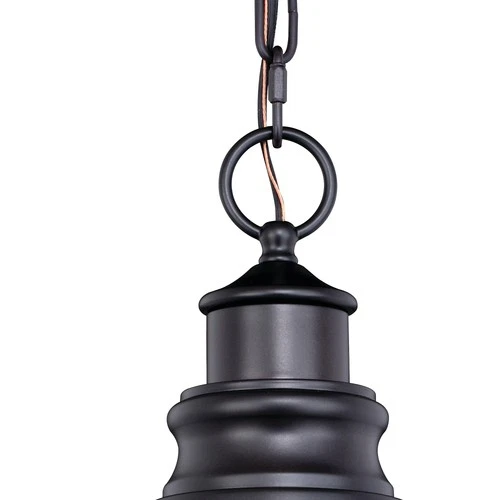 Vaxcel Lighting T0317 Bronze Delano Single Light 11"W Outdoor Pendant - Picture 3 of 10