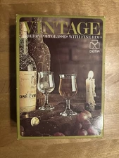 Vintage Dema Renaissance Sherry/Port Twisted Stem Glass Set