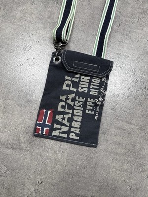 Vintage Avant Garde Belt Bag Napapijri Streetwear Denim O0s