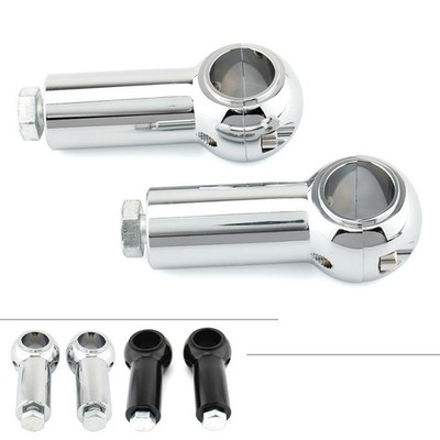 3 Lenkerklemmen Riser Rise Bar für Harley Davidson Cruisers Choppers