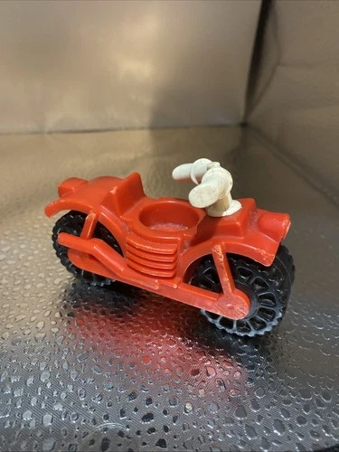 Vintage Fisher Price Little People Red Motorcycle For Camper #992 (FPT457)