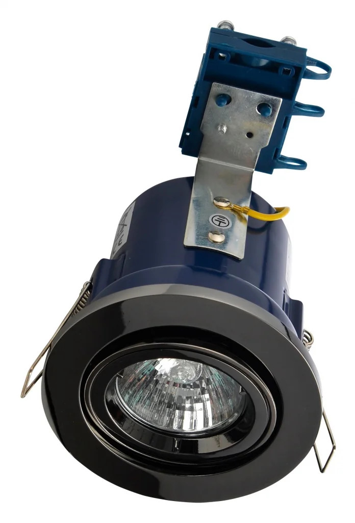 Downlight Black Yate Tilt IP20 Chrome Electralite ELA-27466-BCHR