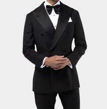 Luxury Italian Wool Tuxedo   Size 42S   Fully Canvassed, Worn Once