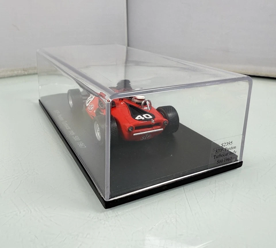 Coche turbo Spark escala 1:43 S2395 STP-Paxton Indy 500 1967 #40 coche modelo P.Jones Foto 3 de 4