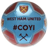 "West Ham United Fc - \"#Coyi\" FußBall Mit Unterschriften (BS3871)"