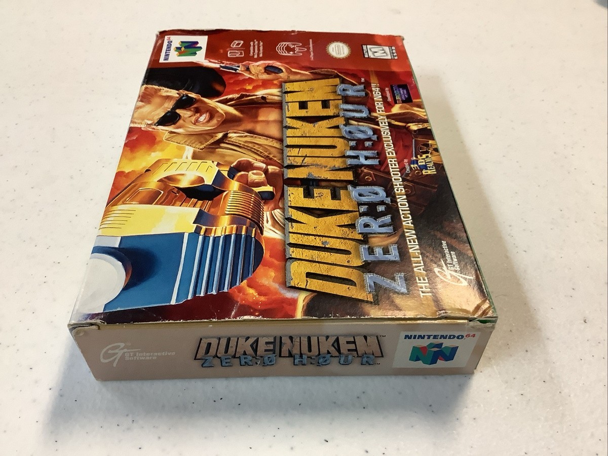 Duke Nukem-Zero Hour - Nintendo 64 (N64) No Manual Boxed Inserts