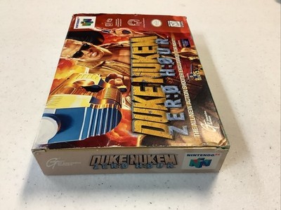 Duke Nukem-Zero Hour - Nintendo 64 (N64) No Manual Boxed Inserts