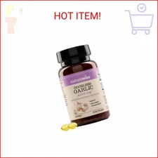 NatureWise Odorless Garlic Supplement 4000mg - Ultra Potent 100:1 Extract - Heal