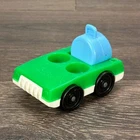 Vintage Fisher Price Little People 2-Seater Car with Luggage from Set #933 #2502