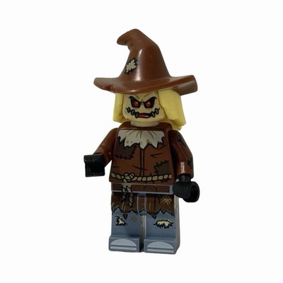 Lego DC Super Heroes Scarecrow SH0391 Minifigure 70913 Authentic Reddish Brown 