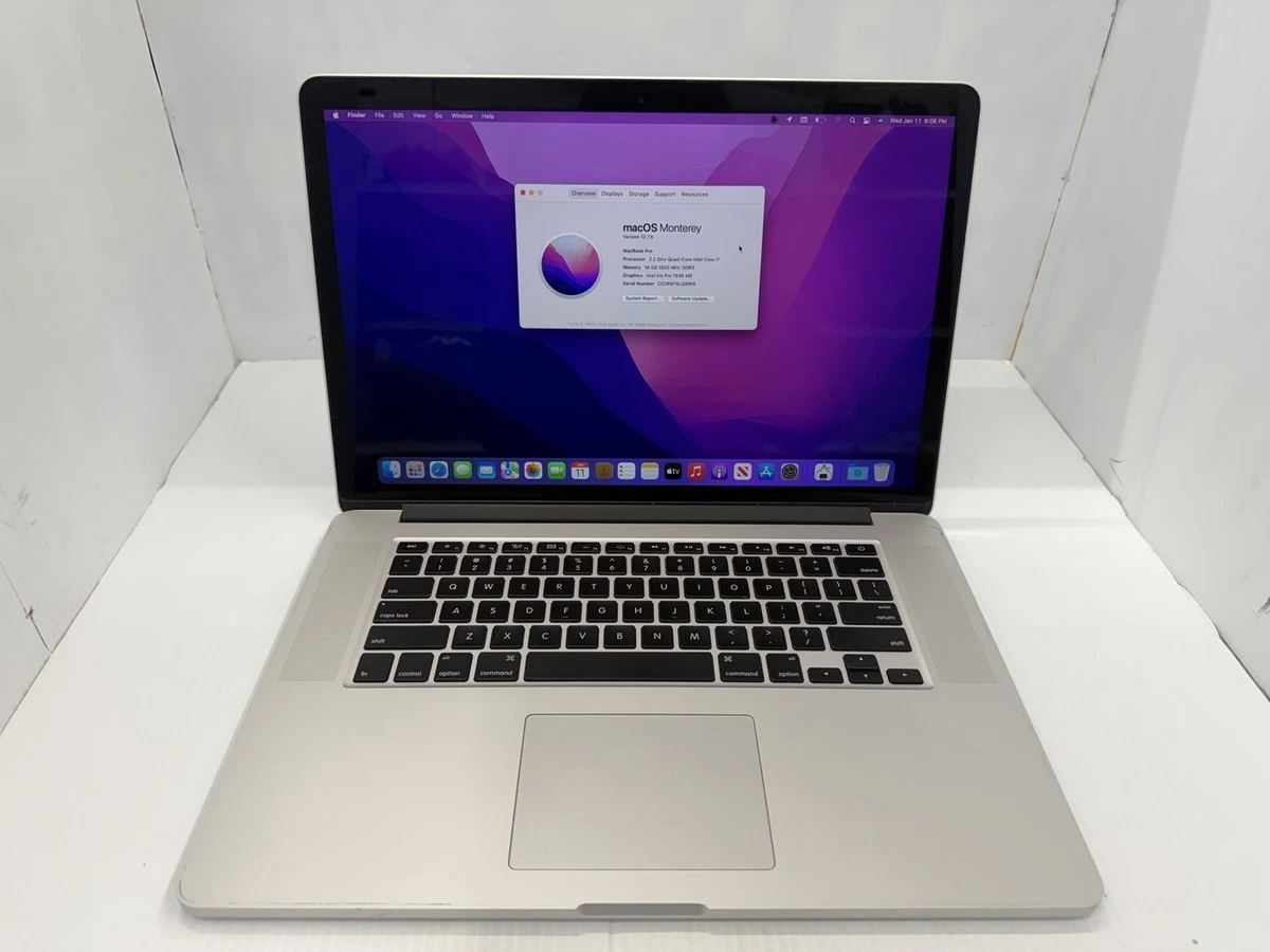 2015 Apple MacBook Pro 15.4 Inch Laptops for sale | eBay