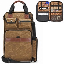 Best Drumstick Bag, Heavy Duty Thickened Waxed Canvas Drum Stick Bag with Metal
