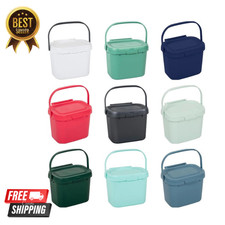 Addis Kitchen Compost Caddy/Food Recycling Waste Compost Caddy Bin - 4.5 L