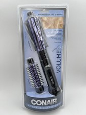 Conair Hot Air Styler Plus Volume Curling Brush Bristle Brush Hair NEW