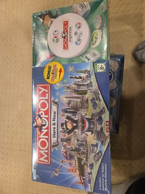 MONOPOLY HERE AND NOW EXPRESS EDITION PARKER BROTHERS NEW SEALED