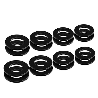 #ad #ad AUTMATCH Pack of 16 D Ring 3 4 Shackle Isolator amp; Washer Black Washers $27.75