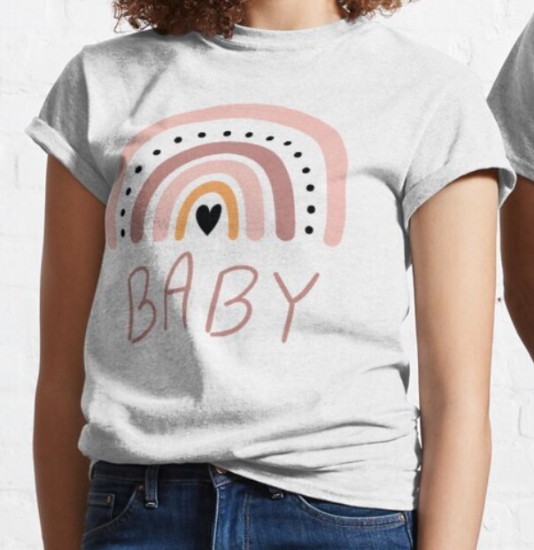 Baby Rainbow Camiseta - Color Pastel Arco Iris - 0 Algodón Premium