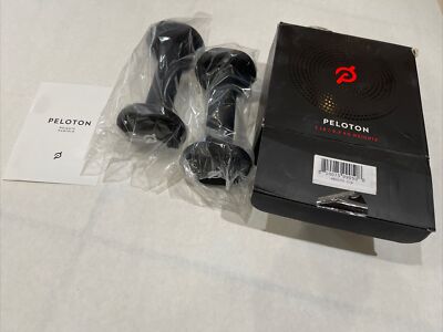 PELOTON 2 PACK OF 2LB DUMBBELL WEIGHTS (Total 4 lbs) Black NEW