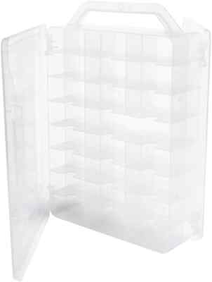 6 NEW Clear Storage Carry Cases, Fits Hot Wheels , 288 Diecast cars total! M2