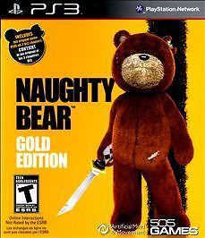 Naughty Bear -- Gold Edition (PlayStation 3, PS3, PS 2, No Manual ...