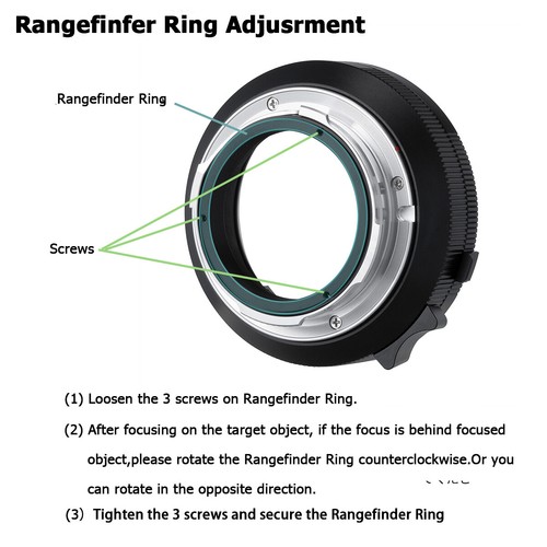 SHOTEN Lens Adapter Rangefinder 50mm Pentax K lens to Leica M M5 M6 M240 M10 M11 - Bild 9 von 9