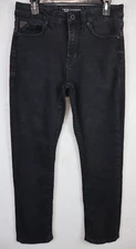 Mens Salvage Supply Co. Jeans Pants Black Size 32x30 Riot Taper Athletic Fit