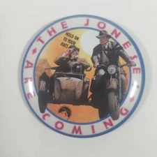 Button Pin  The Jones Are Coming Hold onto Hat Pin Ford Raiders of the Lost Arc