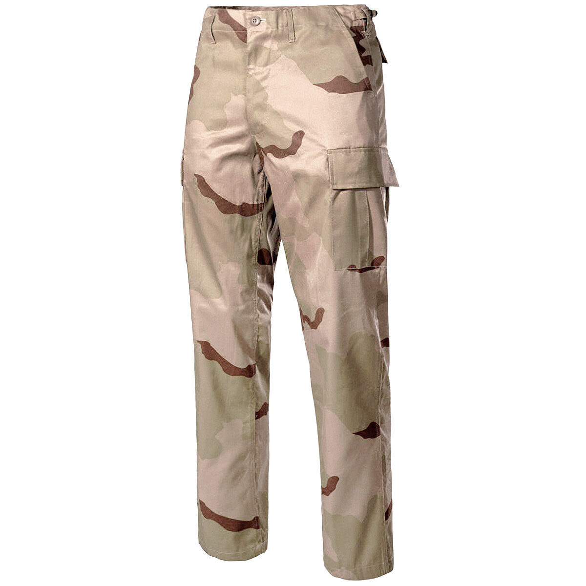Pantalones de combate MFH US BDU Hombre Militar Trekking Desert 3 Colores Camo