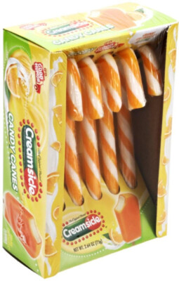 CREAMSICLE CANDY CANES Box of 6