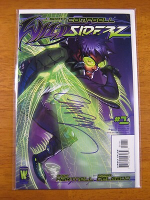 #ad WILDSIDERZ #1 **SIGNED J. SCOTT CAMPBELL ** COA $10.23