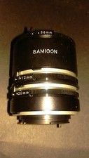 SAMIGON AUTOMATIC EXTENSION TUBE SET FOR MINOLTA