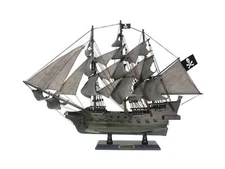 Handcrafted Nautical Decor Wooden Flying Dutchman Limited Model Pirate Ship 2...