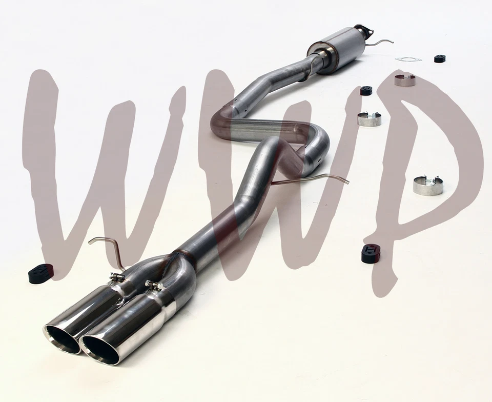 Kit de sistema de escape CatBack de acero inoxidable de 3" 14-19 Ford Fiesta ST 1,6 L EcoBoost Foto 2 de 3